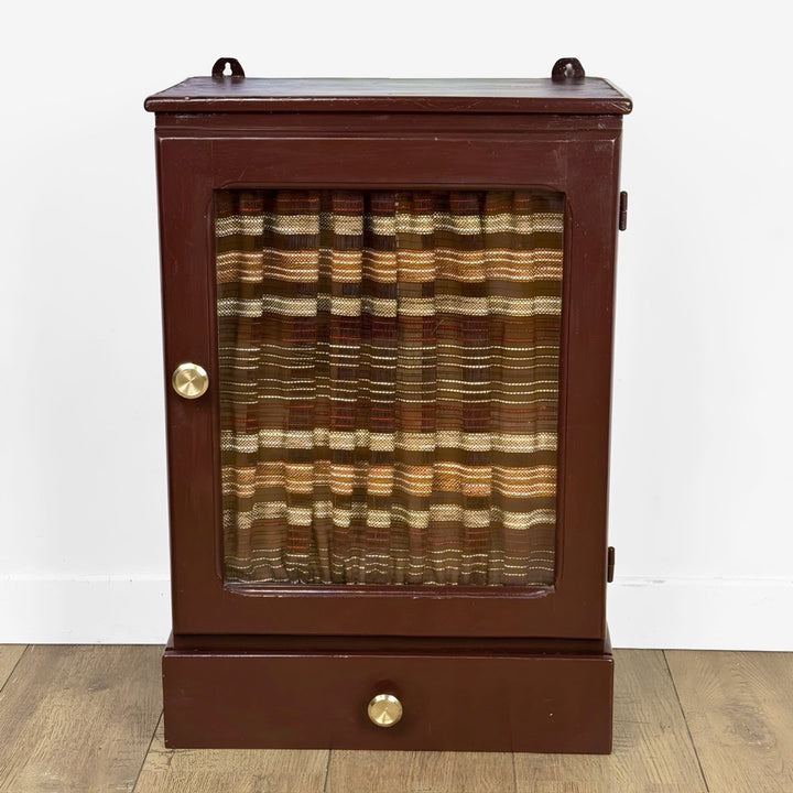 Armoire à pharmacie ancienne bois et verre