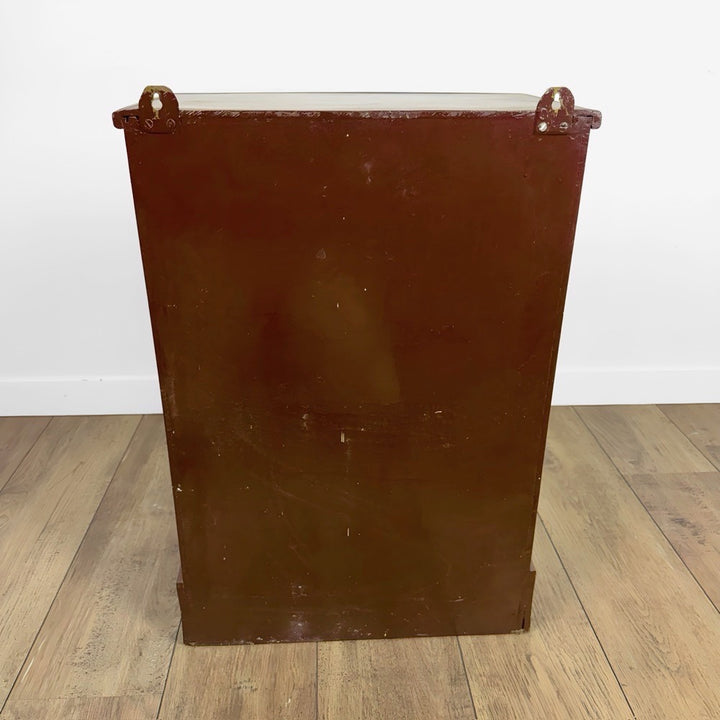 Armoire à pharmacie ancienne bois et verre