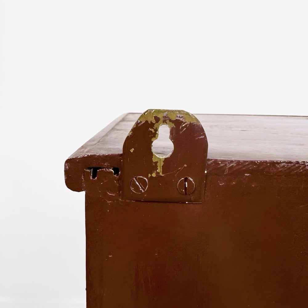 Armoire à pharmacie ancienne bois et verre