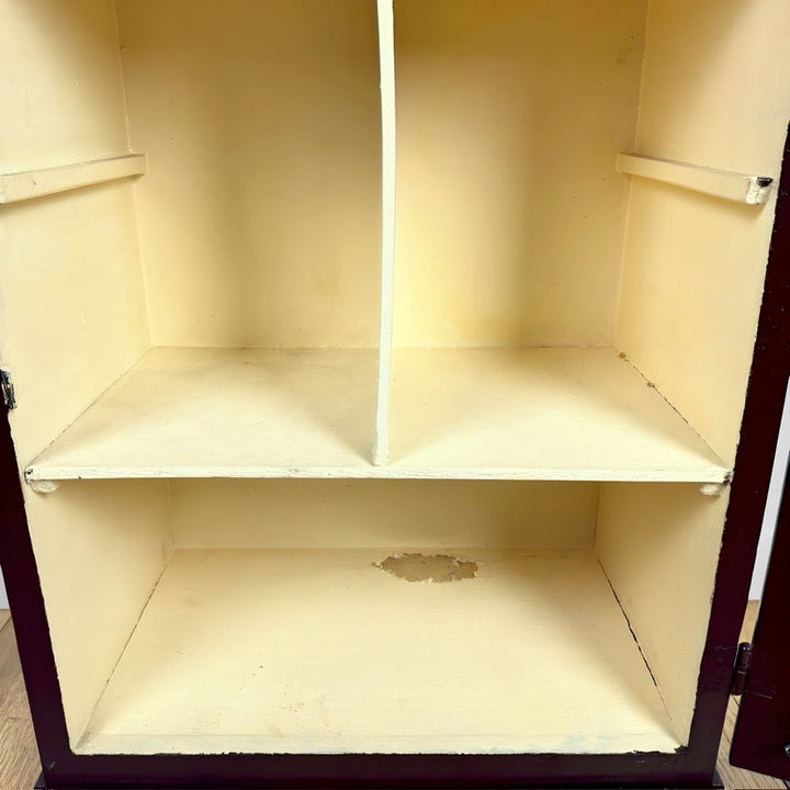 Armoire à pharmacie ancienne bois et verre