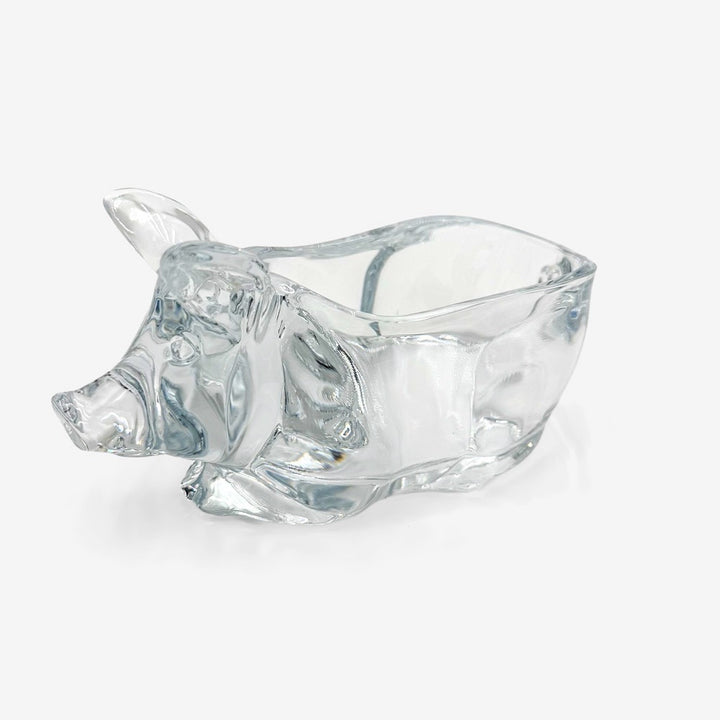 Cochon vide-poche cristal d'Arques années 70