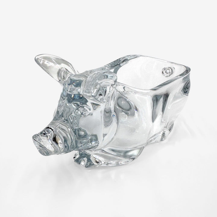 Cochon vide-poche cristal d'Arques années 70