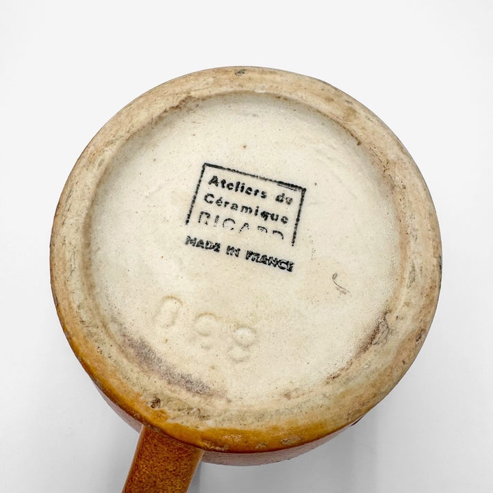 Pichet rond céramique Ricard vintage