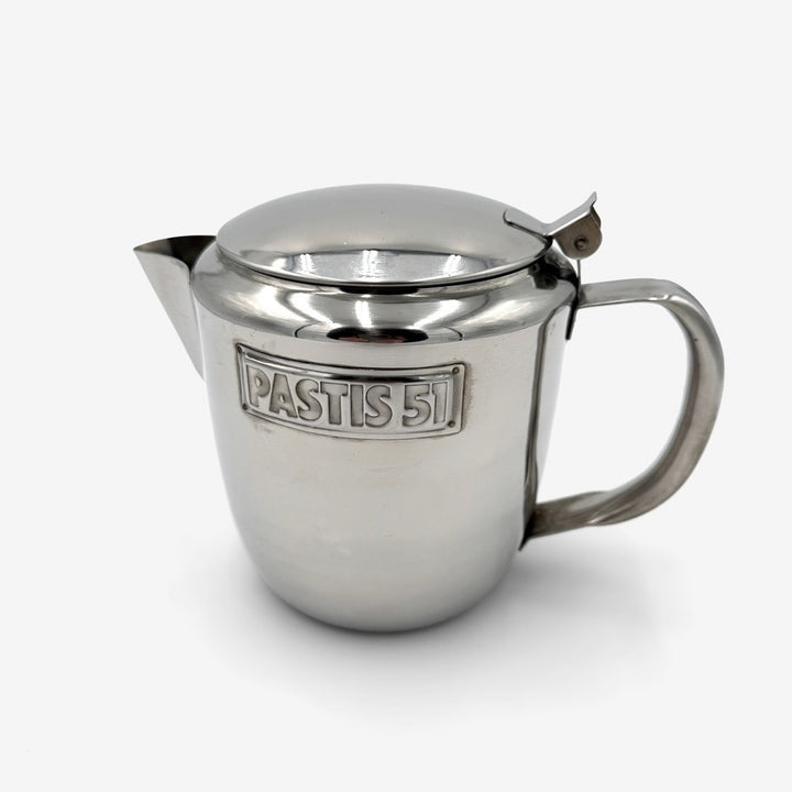 Pichet vintage en acier inoxydable Pastis 51 collection