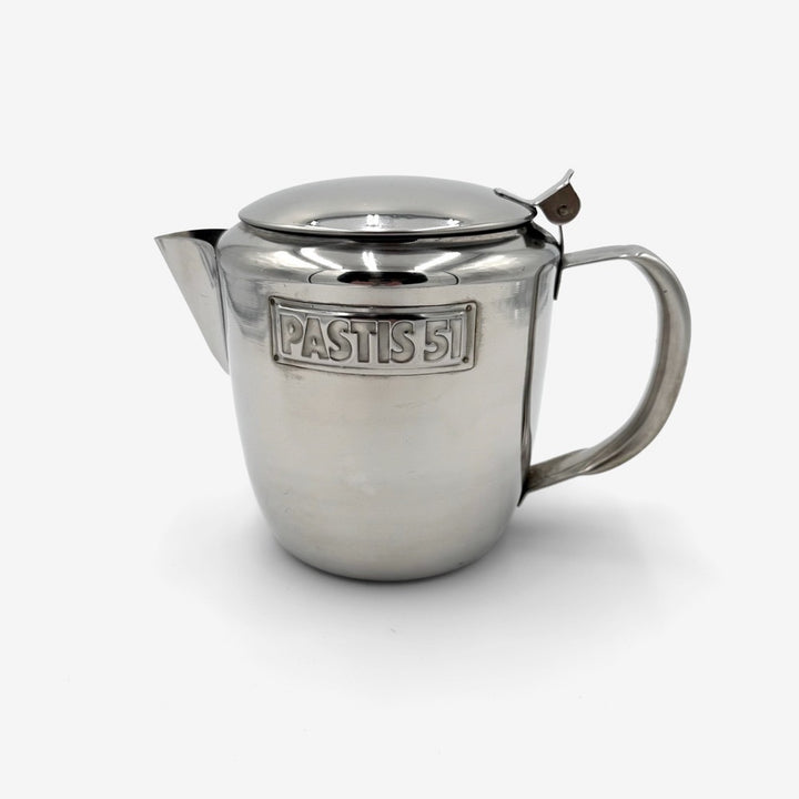 Pichet vintage en acier inoxydable Pastis 51 collection