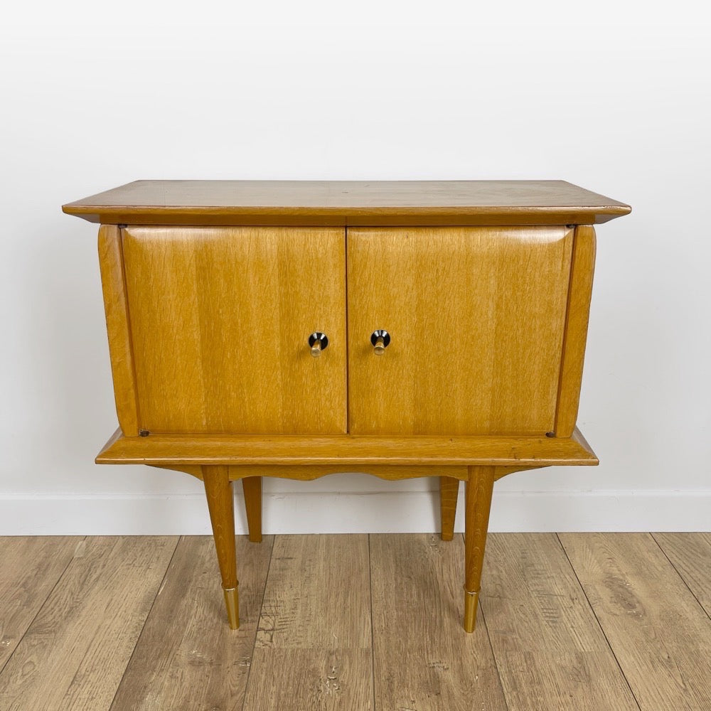 Grand chevet en bois design Mid-Century