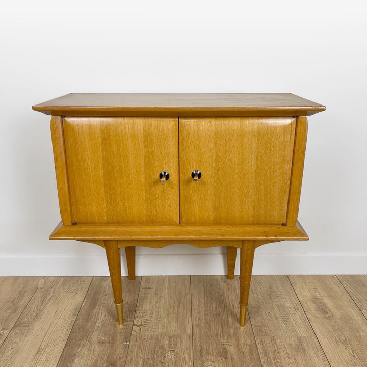 Grand chevet en bois design Mid-Century