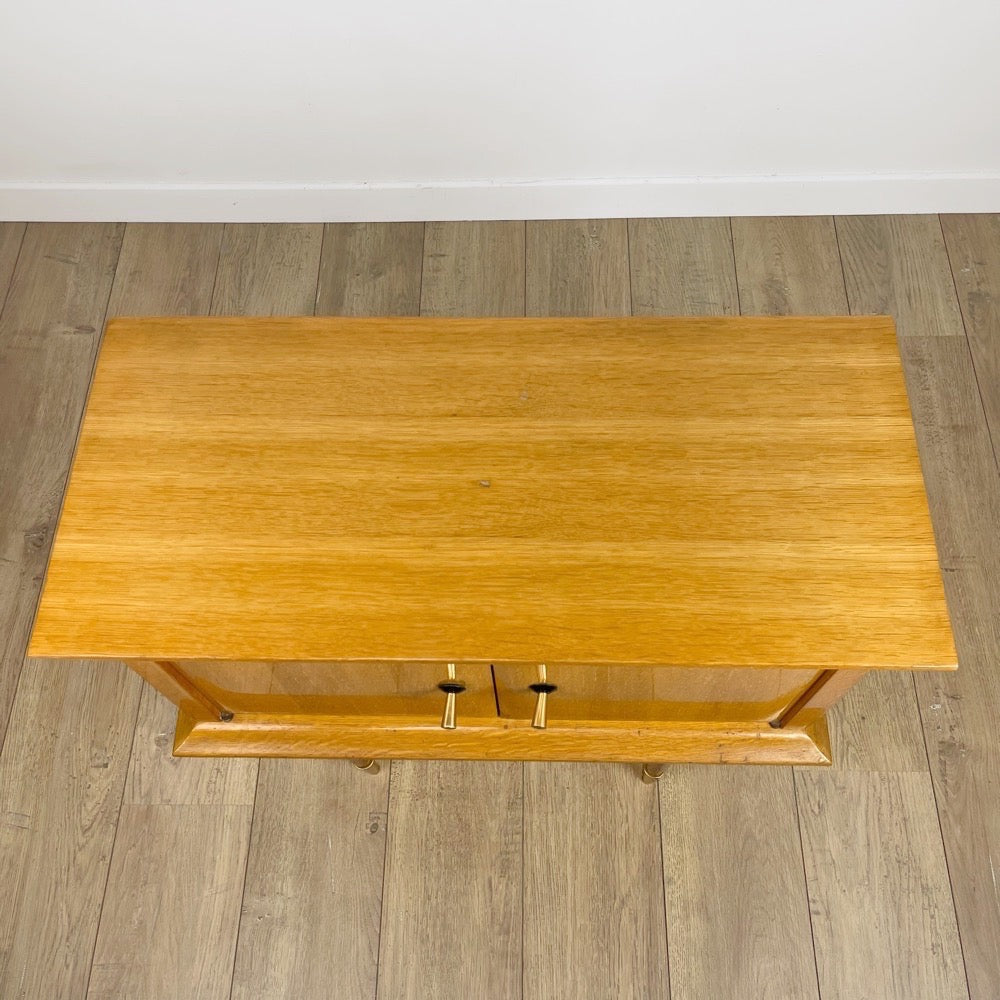 Grand chevet en bois design Mid-Century