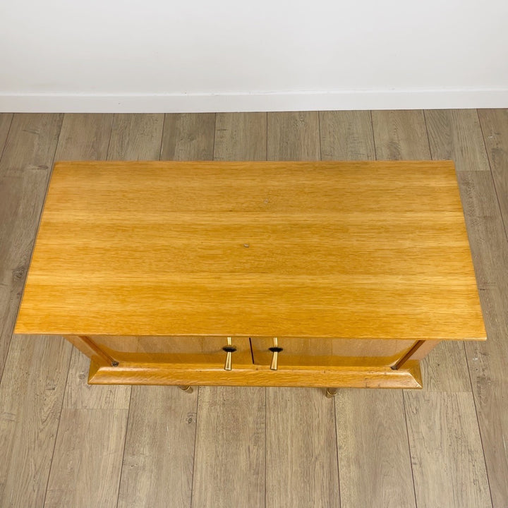 Grand chevet en bois design Mid-Century