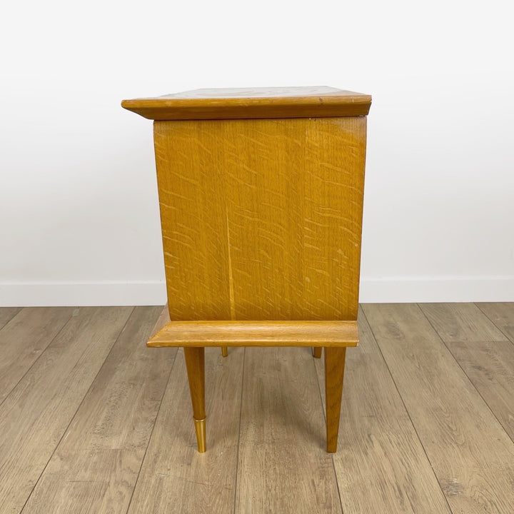 Grand chevet en bois design Mid-Century