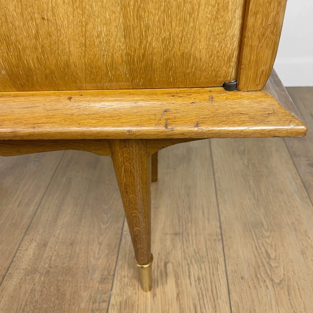 Grand chevet en bois design Mid-Century
