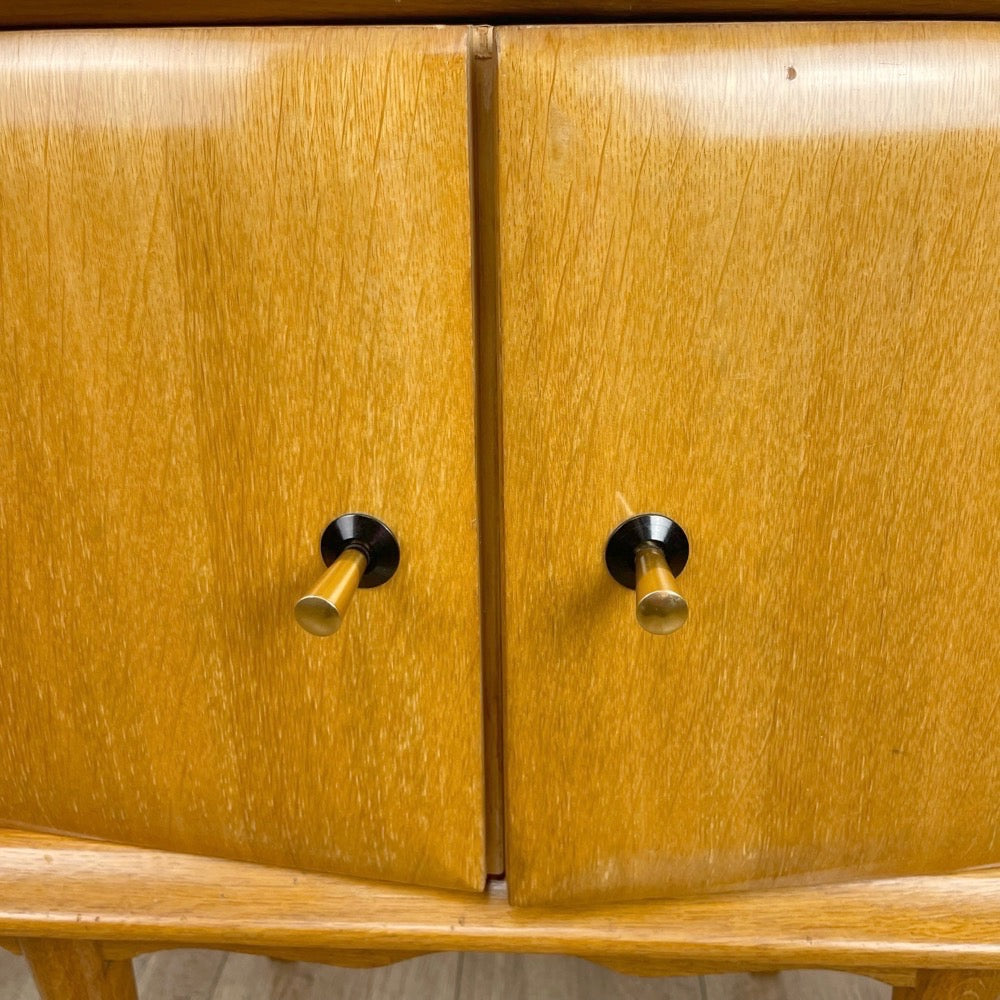 Grand chevet en bois design Mid-Century