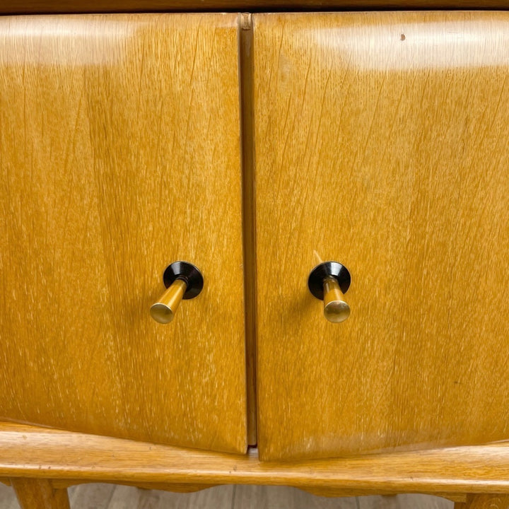 Grand chevet en bois design Mid-Century