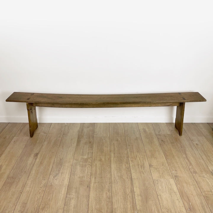 Long banc de ferme ancien