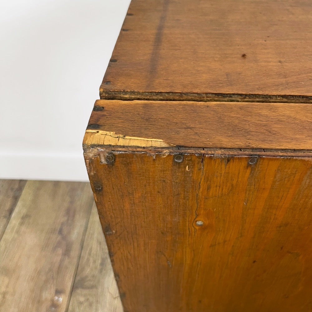 Grande valise en bois ancienne