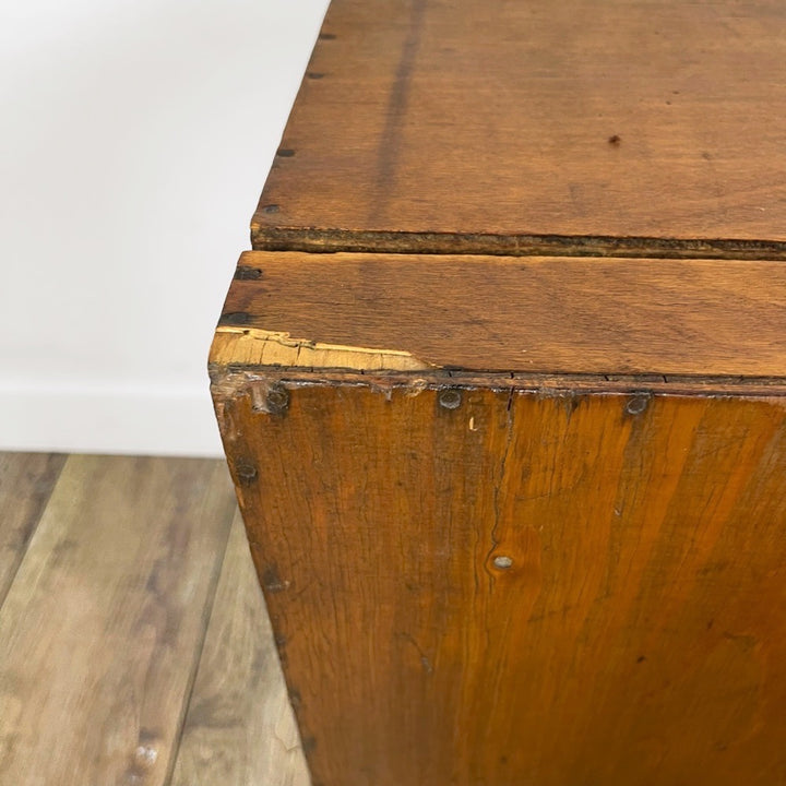Grande valise en bois ancienne