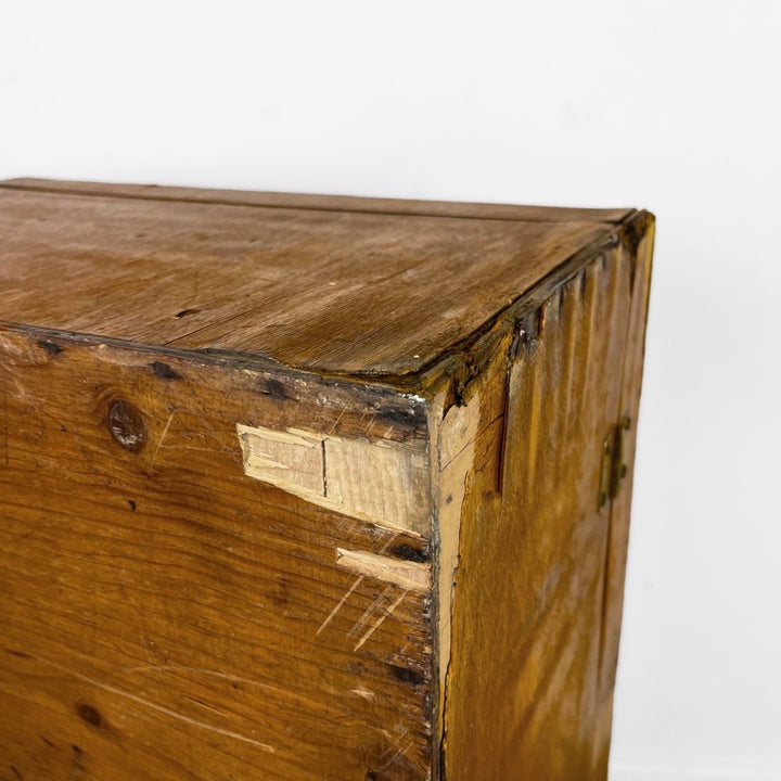 Grande valise en bois ancienne