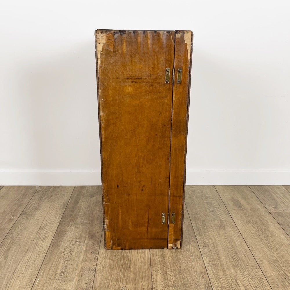 Grande valise en bois ancienne