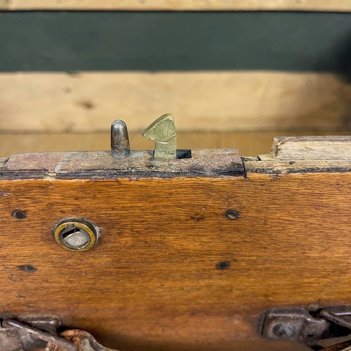 Grande valise en bois ancienne