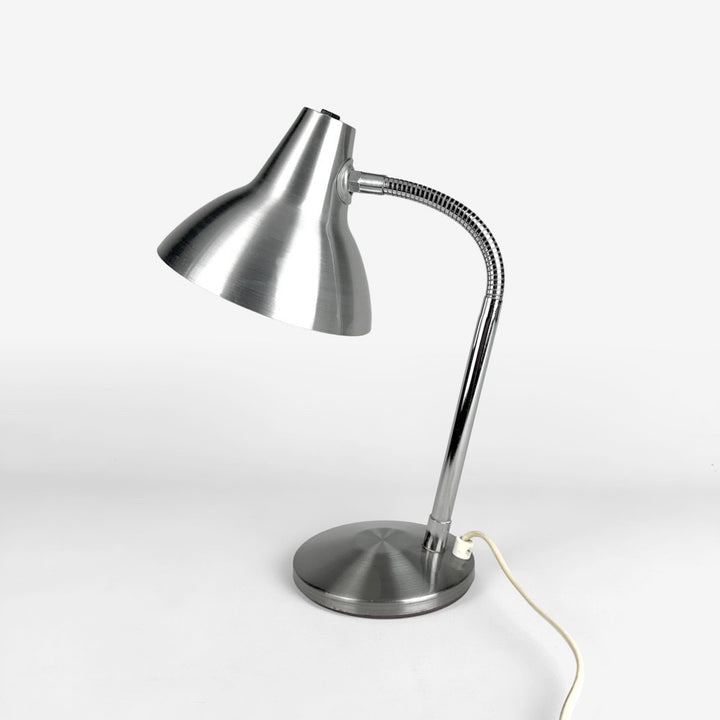 Lampe flexible alu brossé années 60