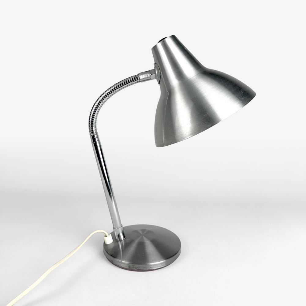 Lampe flexible alu brossé années 60