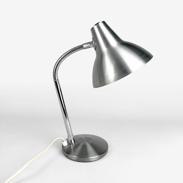 Lampe flexible alu brossé années 60