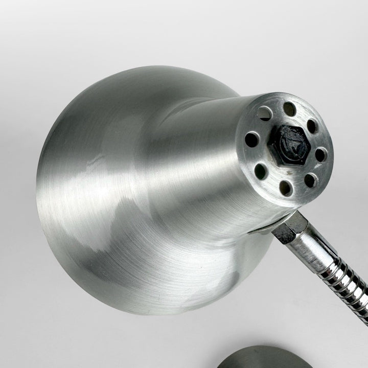 Lampe flexible alu brossé années 60