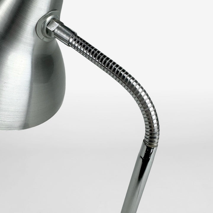 Lampe flexible alu brossé années 60