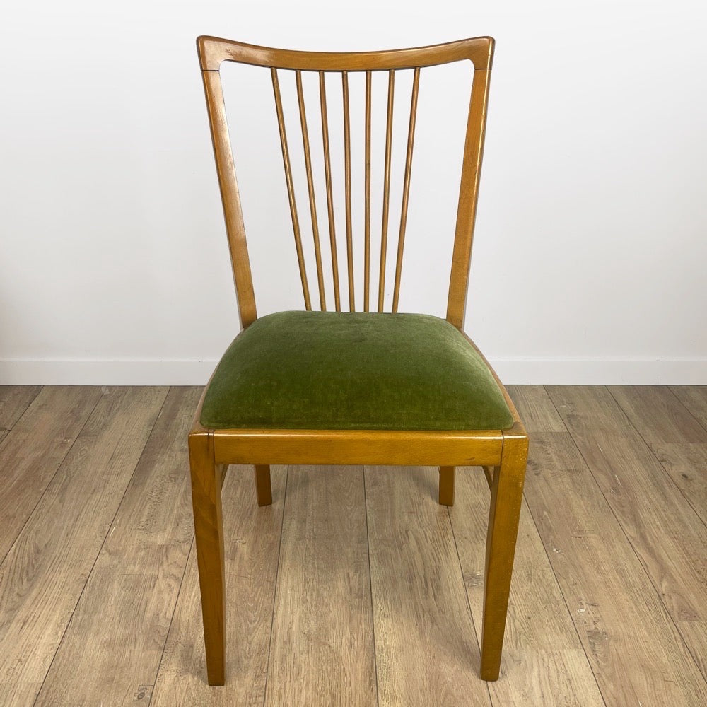 Duo de chaises à barreaux style scandinave années 50