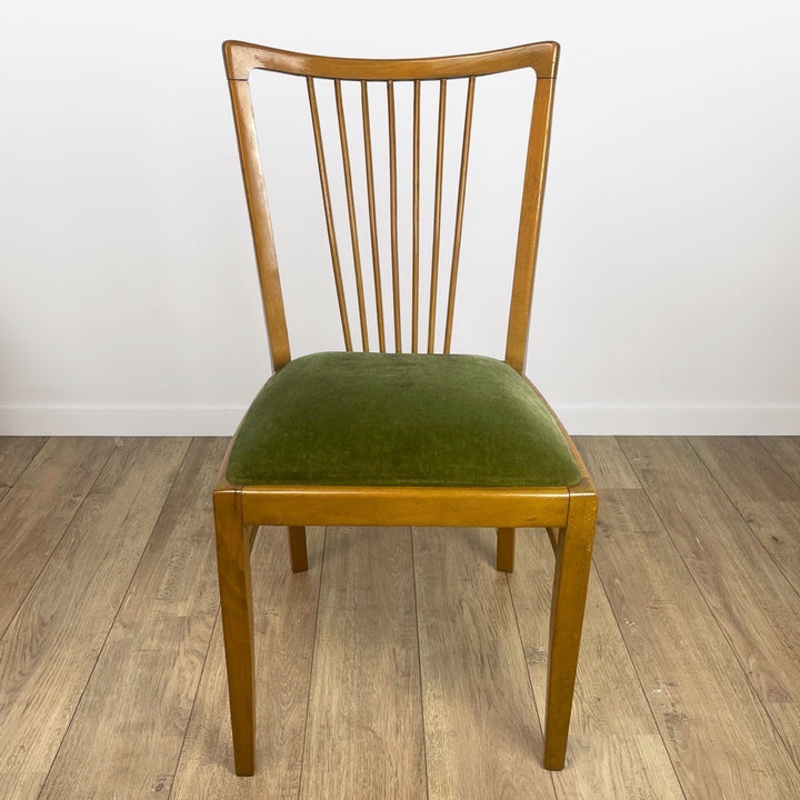 Duo de chaises à barreaux style scandinave années 50