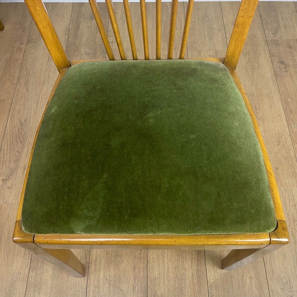 Duo de chaises à barreaux style scandinave années 50