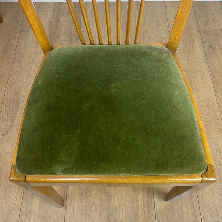 Duo de chaises à barreaux style scandinave années 50