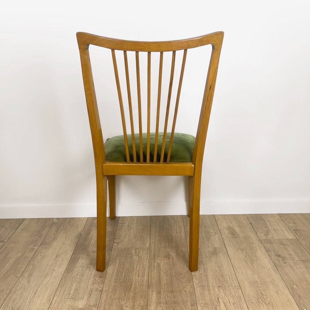 Duo de chaises à barreaux style scandinave années 50