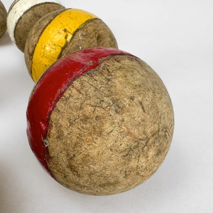 Anciennes boules de croquet