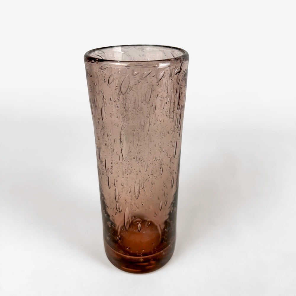Grands verres à orangeade bullés Biot vintages