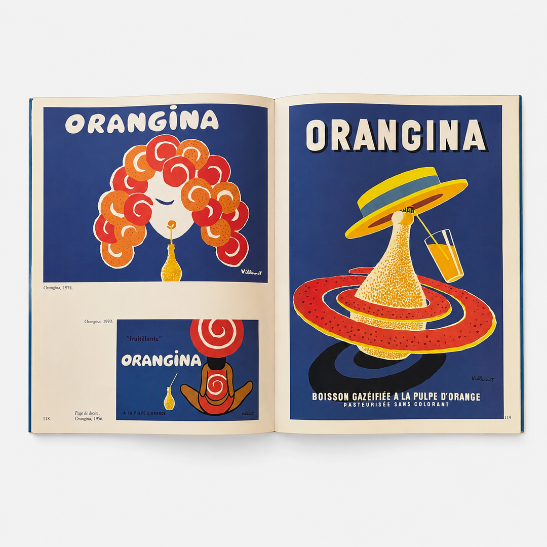 10 verres publicitaires Orangina Villemot années 70