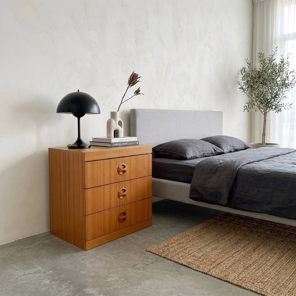 Commode danoise placage teck années 70