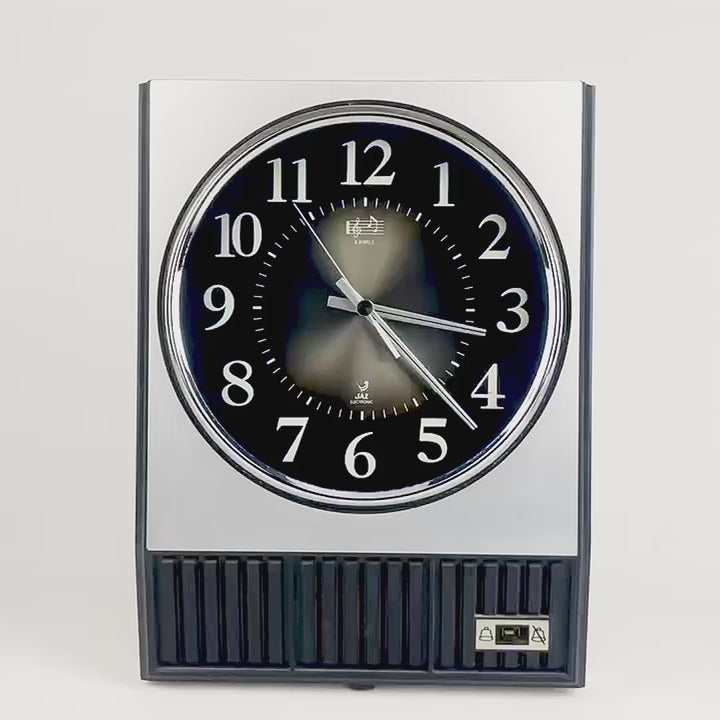 Horloge Jaz Sonnic Noire et argent 1975