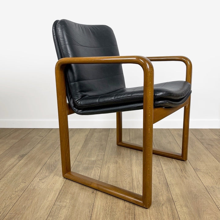 Fauteuil traîneau scandinave Mid Century