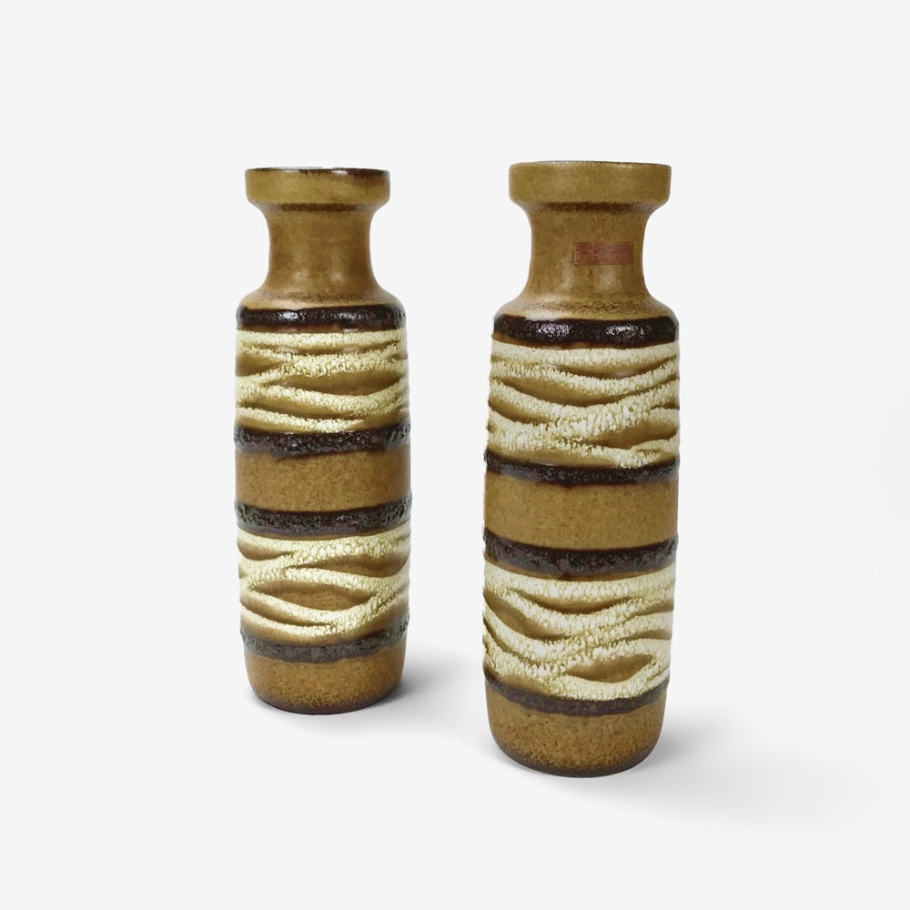 Duo de vases Scheurich couleurs d'automne