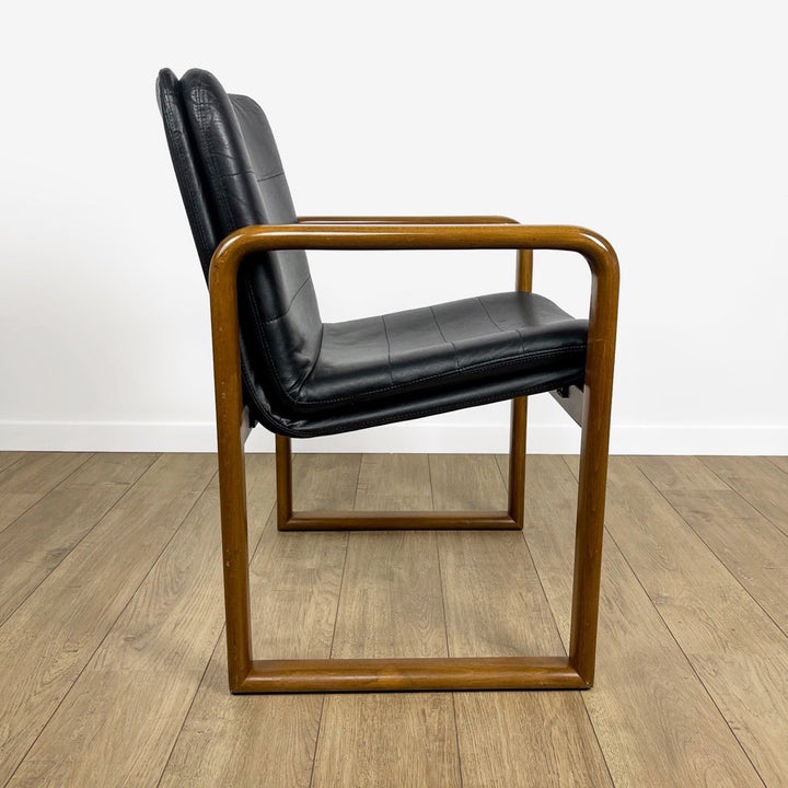 Fauteuil traîneau scandinave Mid Century