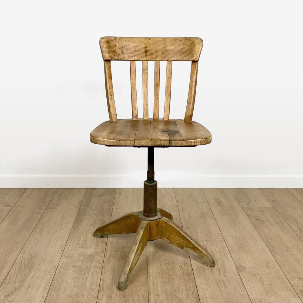 Chaise de bureau Stoll années 30