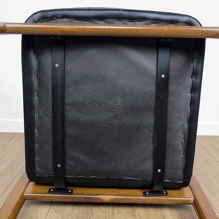 Fauteuil traîneau scandinave Mid Century