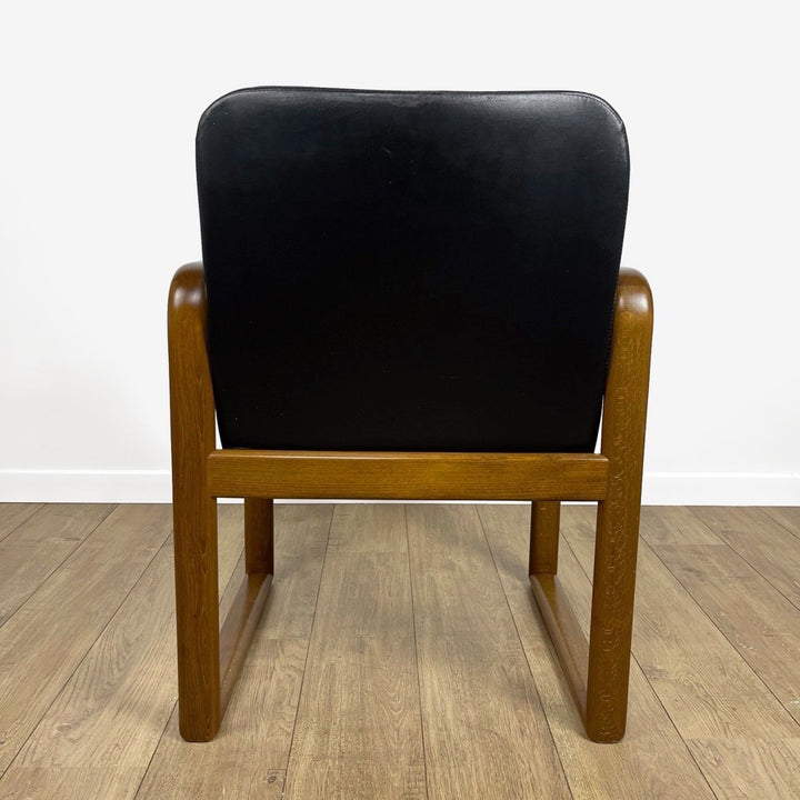 Fauteuil traîneau scandinave Mid Century