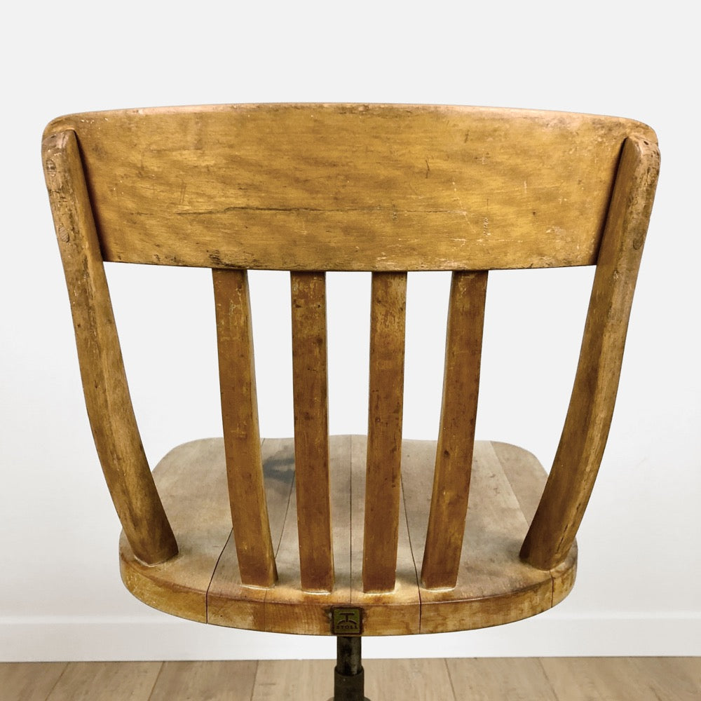 Chaise de bureau Stoll années 30