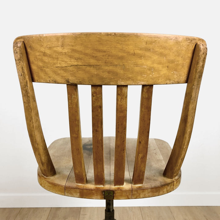 Chaise de bureau Stoll années 30