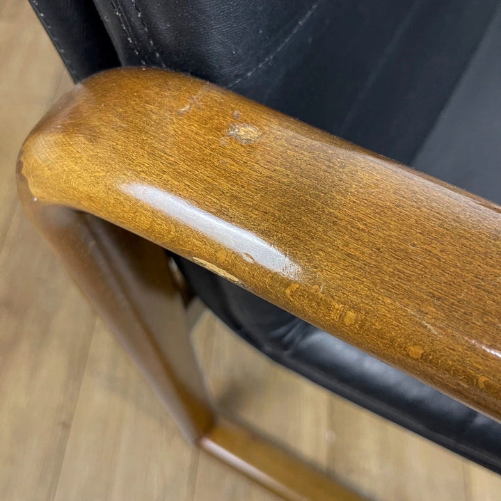Fauteuil traîneau scandinave Mid Century