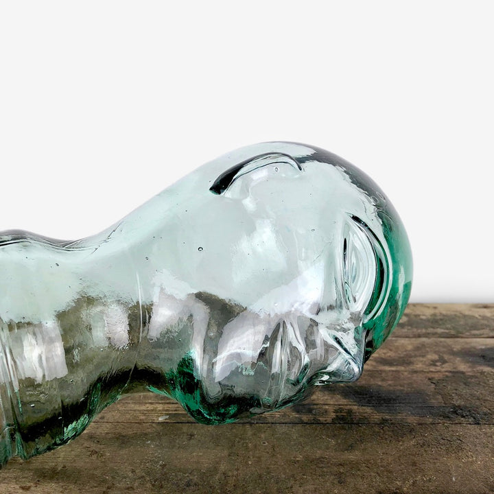 Marotte en verre porte-chapeaux vintage