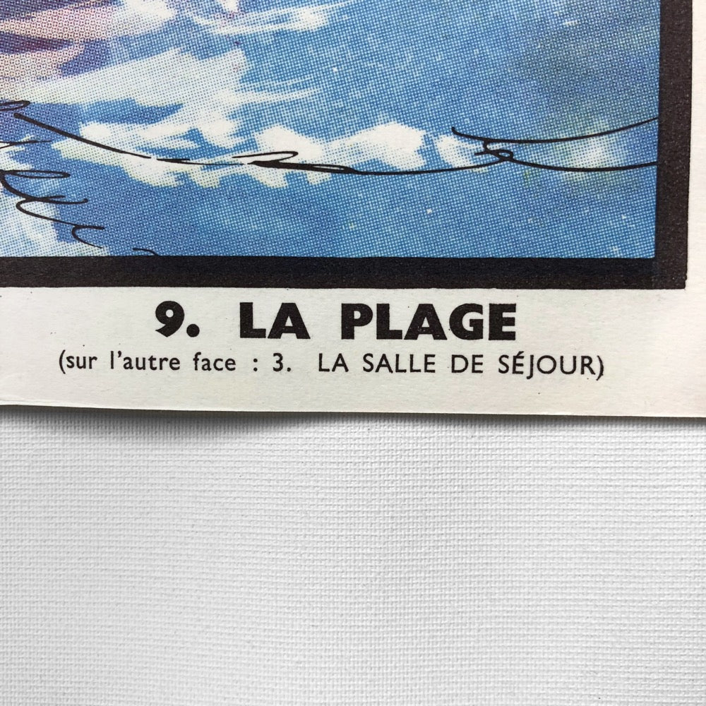 Tableau pédagogique "LA SALLE DE SÉJOUR" et "LA PLAGE"