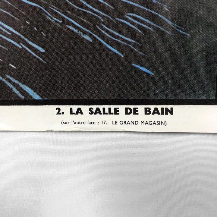 Tableau pédagogique "LA SALLE DE BAIN" et "LE GRAND MAGASIN"